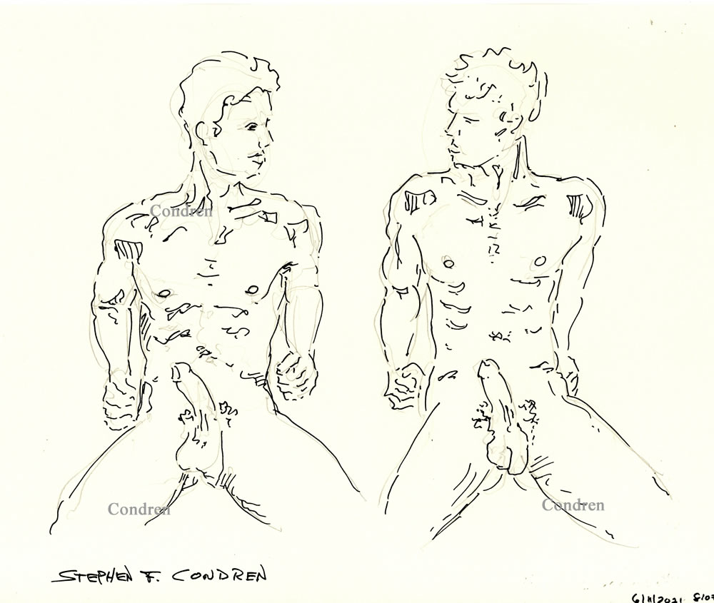 Nude Incest Brother Pen & Ink Figure Drawing With Dirty Gay Sex Stories #248B
