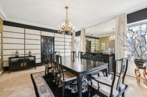 Dining Room. Mansion, Jackson Park Highlands, Chicago. Photograph. 